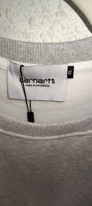 Jersey Carhartt Gris Cuello Redondo Oferta