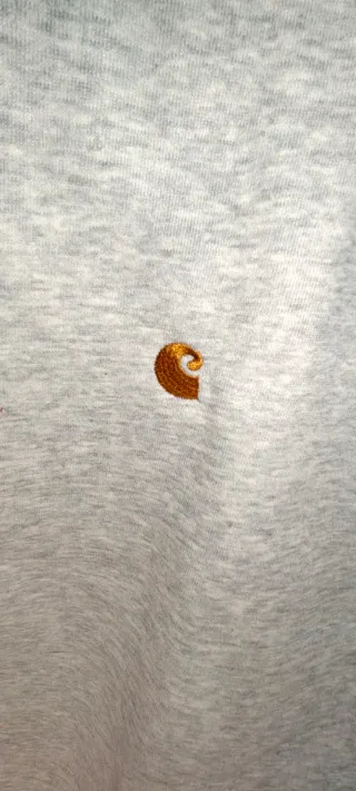 Jersey Carhartt Gris Cuello Redondo Oferta