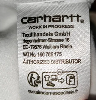 Jersey Carhartt Gris Cuello Redondo Oferta