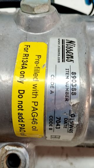 COMPRESOR AIRE ACONDICIONADO SUZUKI SWIFT SF BERLINA (EA)