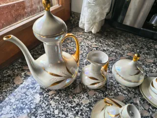 Juego de café 10 servicios porcelana