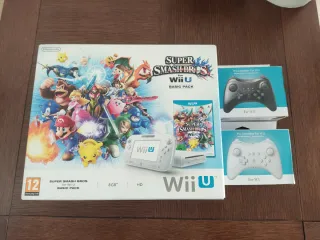 Nintendo Wii U Blanca Con Caja y Juegos