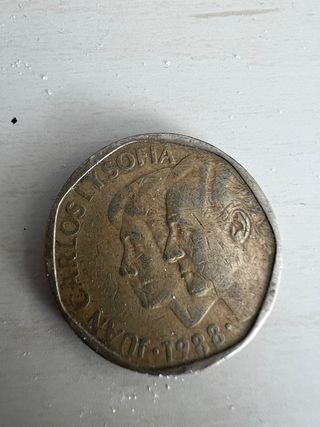 Moneda 500 pesetas 1988 Juan Carlos Sofía