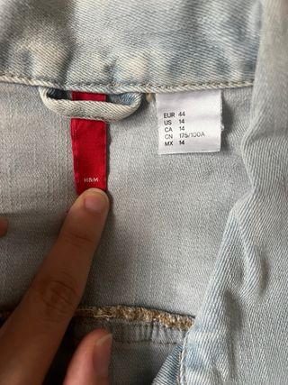 Chaqueta vaquera H&M talla M