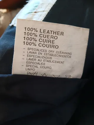 Pantalones de cuero negros
