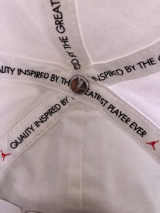 Gorra Jordan Club Cap Blanca Talla M/L ajustable