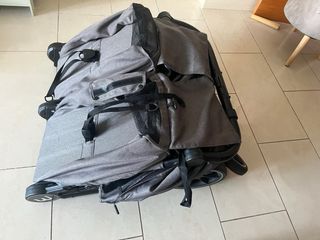 Carro Gemelar Baby Monsters Easy Twin 4 Gris