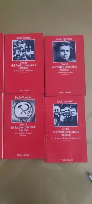 Collezione 8 Libri Storia del Partito Comunista