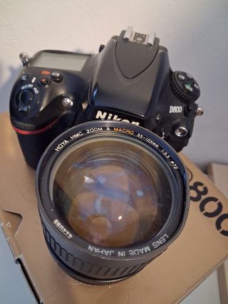 Nikon D800 Full Frame + Objetivo
