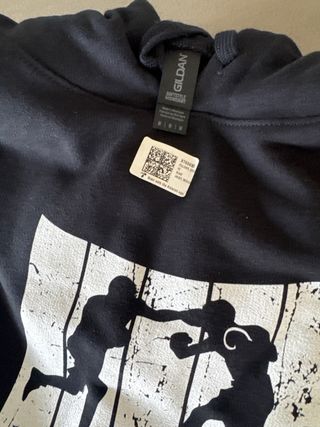 Sudadera Boxing Talla M Negra