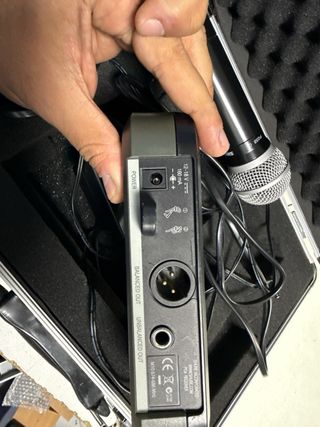 Micrófono Shure PG58 Inalámbrico Negro/Plata