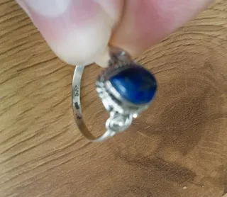 Anillo Plata Ley 925 con Lapis Lázuli