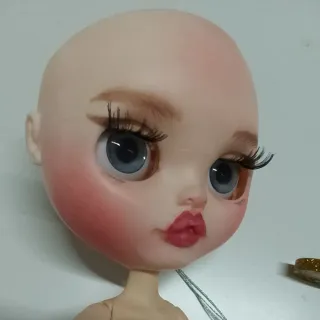 Faceplate y backplate muñeca Blythe custom