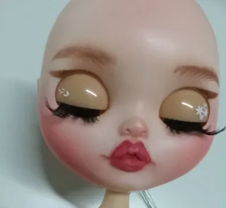 Faceplate y backplate muñeca Blythe custom