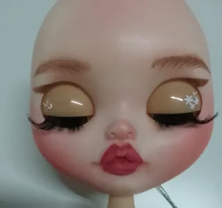 Faceplate y backplate muñeca Blythe custom