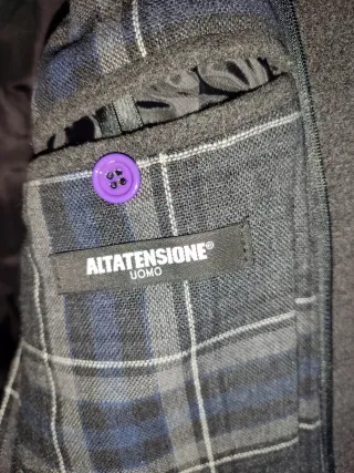 Giaccone uomo grigio antracite