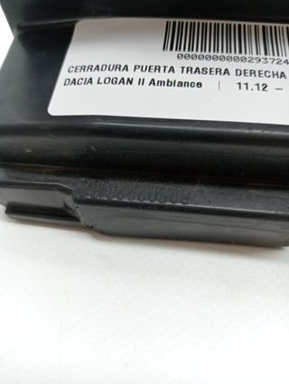 CERRADURA PUERTA TRASERA DERECHA DACIA LOGAN II