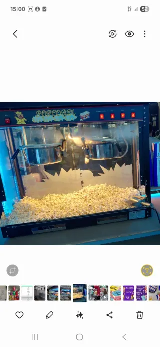 Máquina de Palomitas dos cazuelas