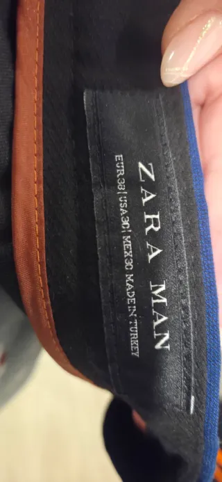 Traje Zara Azul Marino Hombre