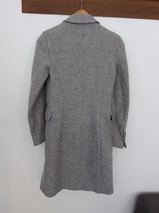 Abrigo Lana Manteco Zara Gris