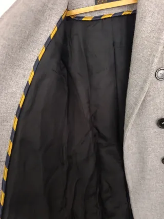 Abrigo Lana Manteco Zara Gris