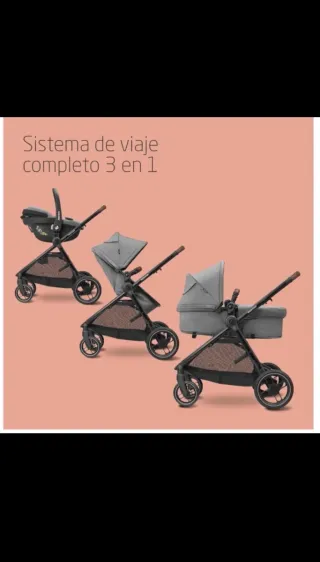 Carro Bebe 3 en 1 -  Maxi-Cosi con Silla de coche
