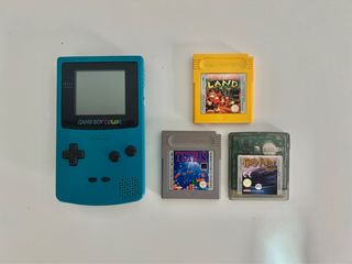 Consola Nintendo Game Boy Color + 3 Juegos