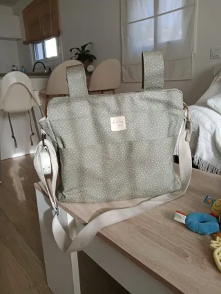 Bolso Walking Mum lunares. Mochila carrito cocheci