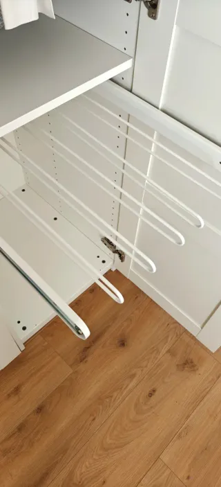 Pantalonero extraíble Ikea Blanco