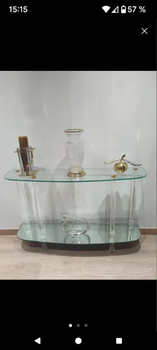 Ocasión Mueble de entrada cristal