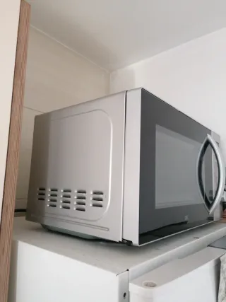 Microondas OK. plateado