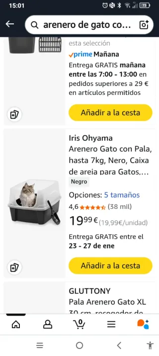 Box per gatti con pala NUOVO!!!