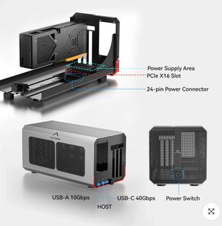 Dock eGPU Externa Acasis