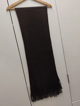 Bufanda marrón chocolate unisex