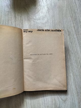 Nociones de historia del arte