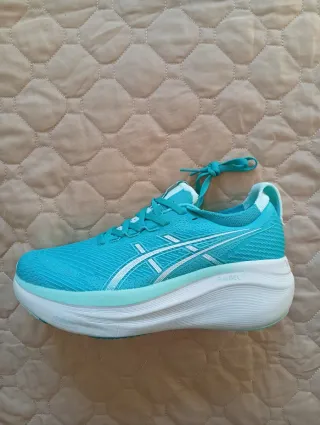 ASICS Gel Nimbus 27 Teal/White