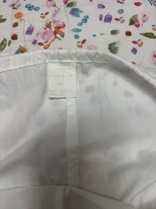 Chambra y pololos fallera dorados