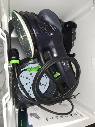 Nueva Festool rotorbital Lijadora feq plus sin uso