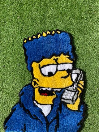 Alfombra Bart Simpson Personalizada