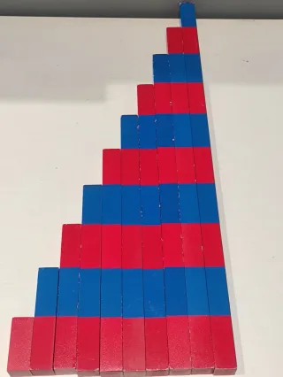 Barras Montessori de Colores