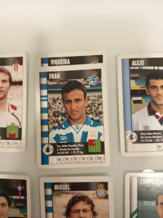 22 Cartas Futbol Super Gol Marca Años 90