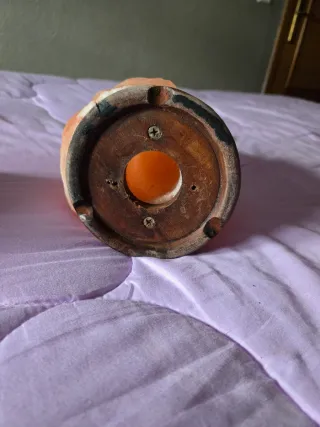 Lámpara de sal rosa natural