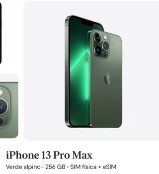 iPhone 13 Pro Max 256GB scambio