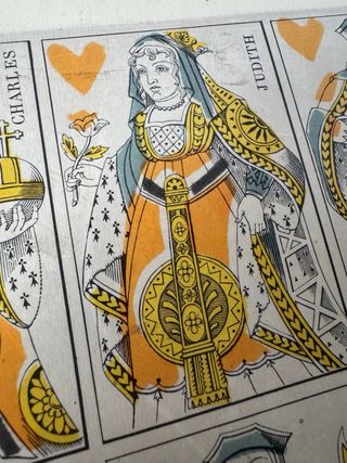 Stampa vintage carte da gioco