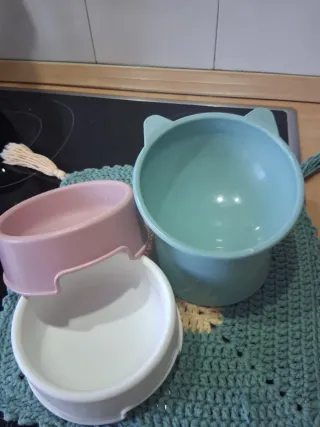 Juego de 3 cuencos para mascotas