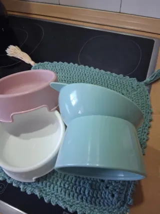 Juego de 3 cuencos para mascotas