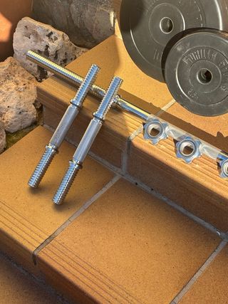 Kit de pesas y barras.