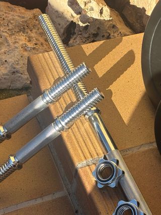 Kit de pesas y barras.