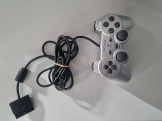 Mando PS2 Sony Plata