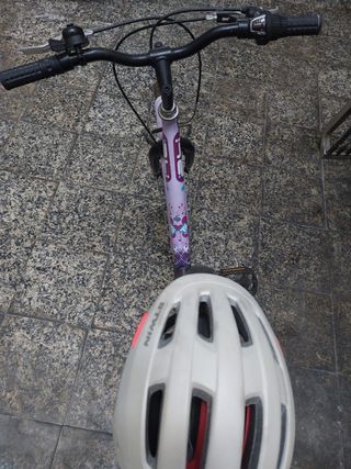 Bicicleta infantil morada